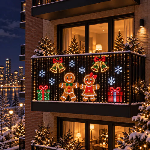 🔥🎄 Smart LED Curtain Lights | App-Controlled Animated Christmas Wall Display ✨