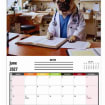 2027 Pugs Working Wall Calendar | Funny Working Pug Dog Monthly Hanging Calendar, 12 Unique Career Pug Illustrations, Home Office Decor, Pet Lover Gift