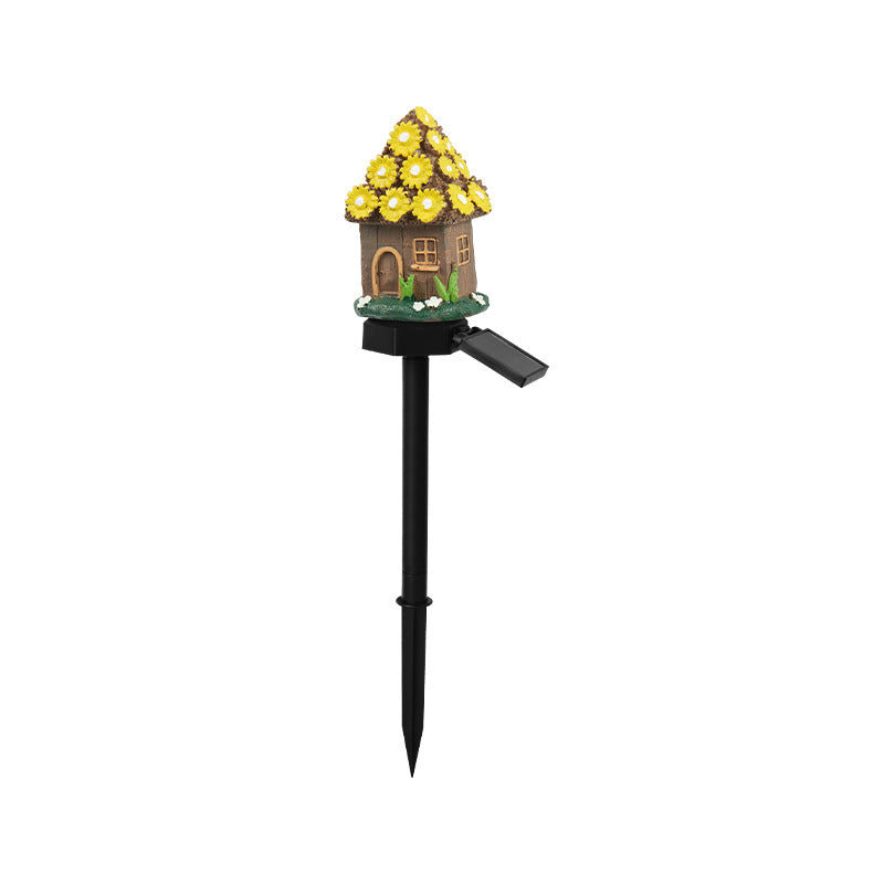 🍄✨ Turn Your Backyard Into An Enchanted Fairy Forest! Solar Mushroom Cottage Garden Light