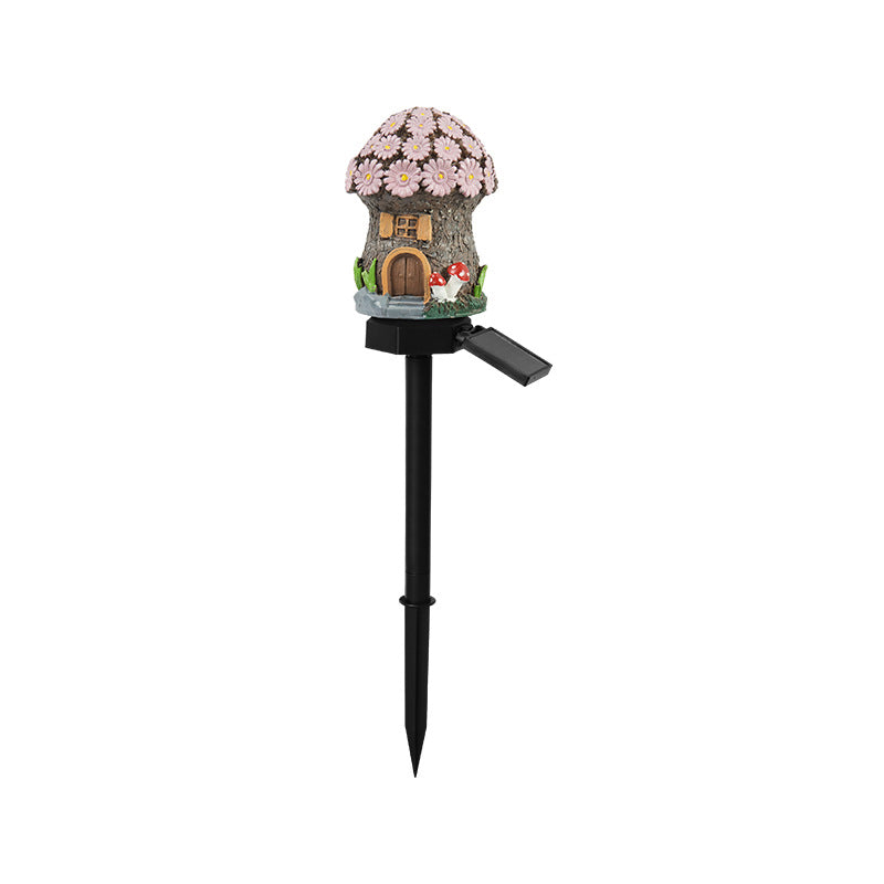 🍄✨ Turn Your Backyard Into An Enchanted Fairy Forest! Solar Mushroom Cottage Garden Light