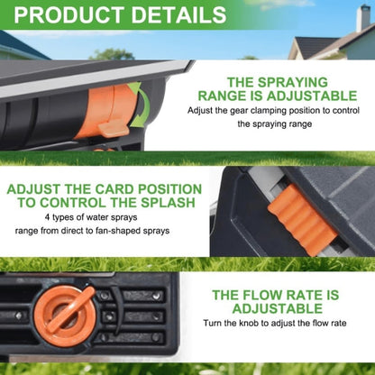 16-Nozzle Oscillating Sprinkler