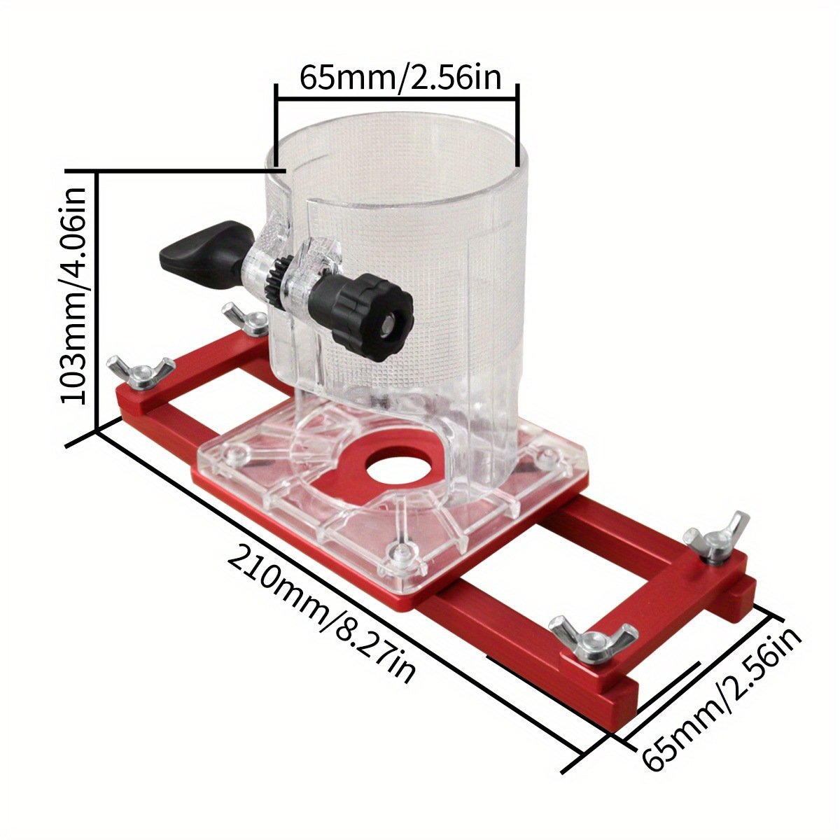 2 in 1 Invisible Fastener Slotting Bracket
