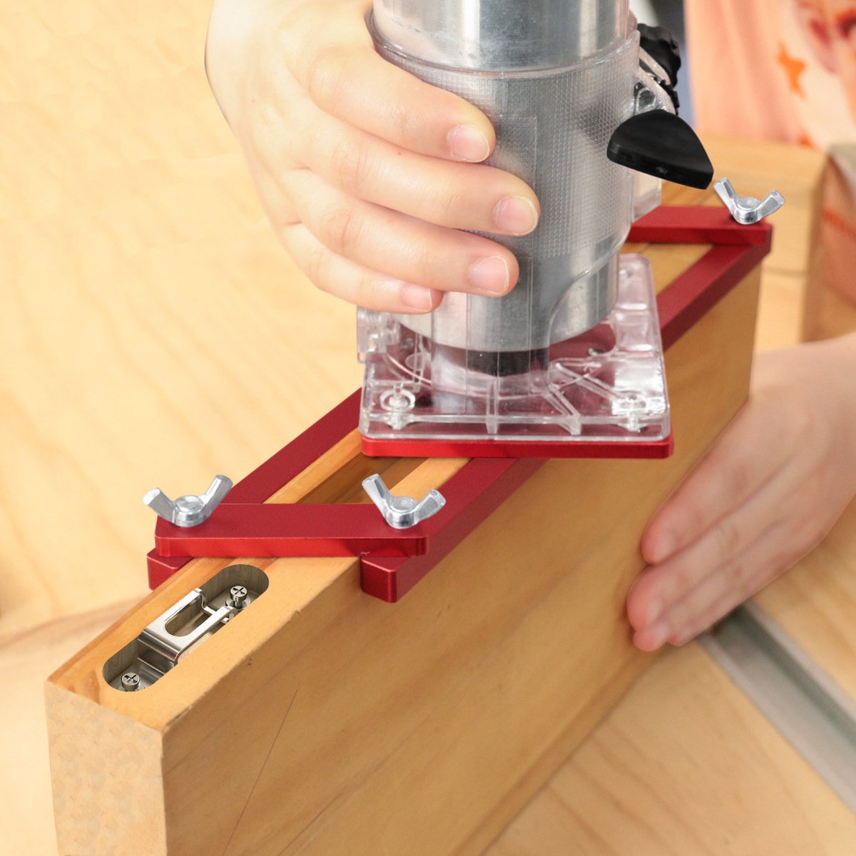 2 in 1 Invisible Fastener Slotting Bracket