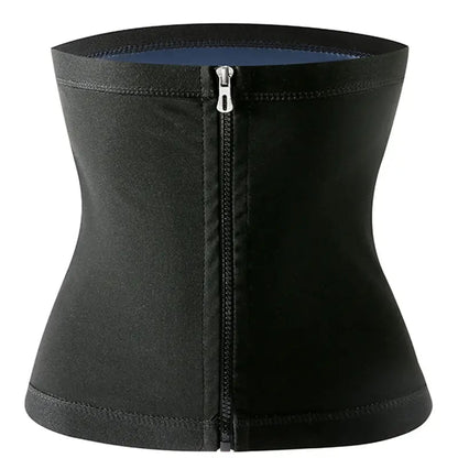 🔥 Men's Zipper Waist Trainer Sweat Belt with Sauna Technology