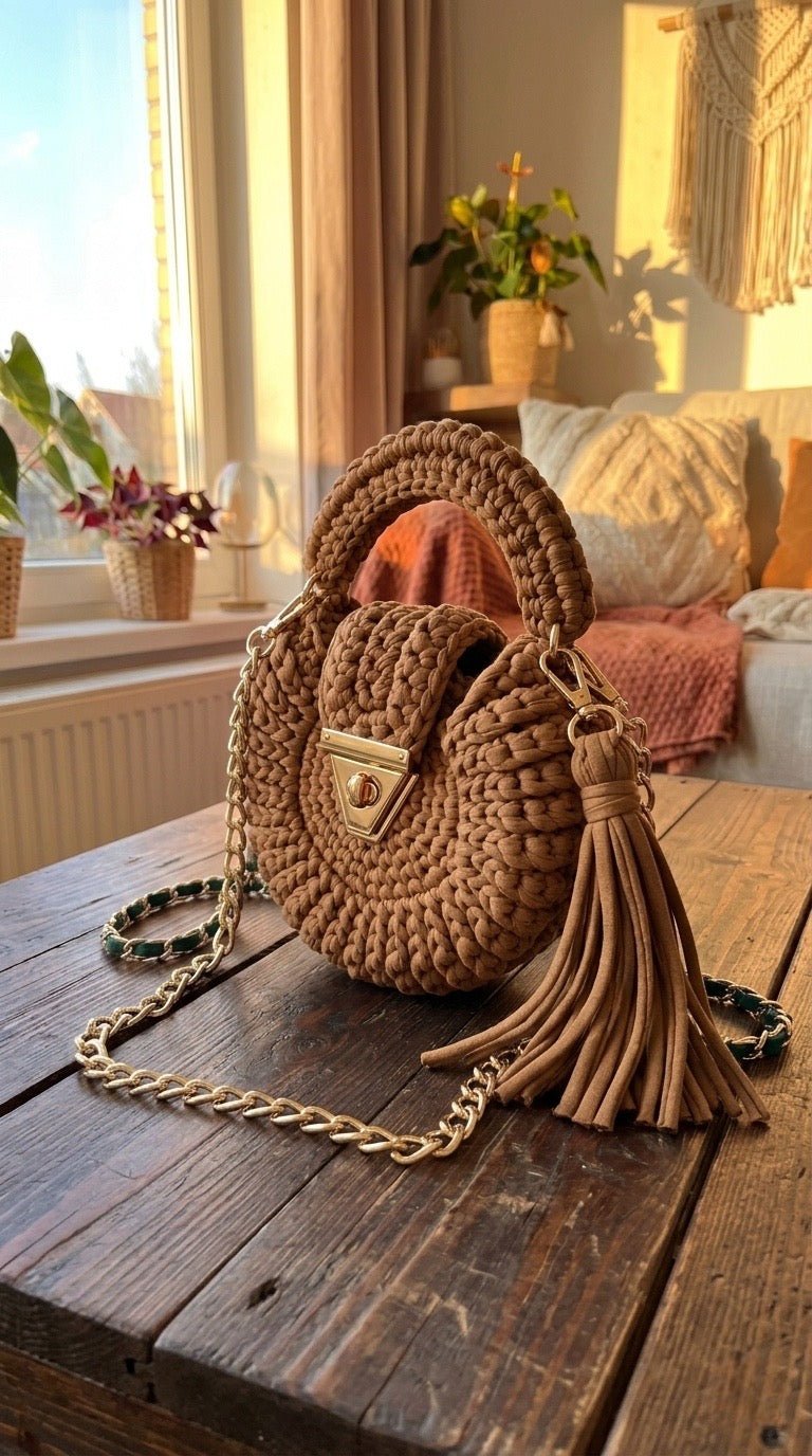 Hand-stitched Shell Bags
