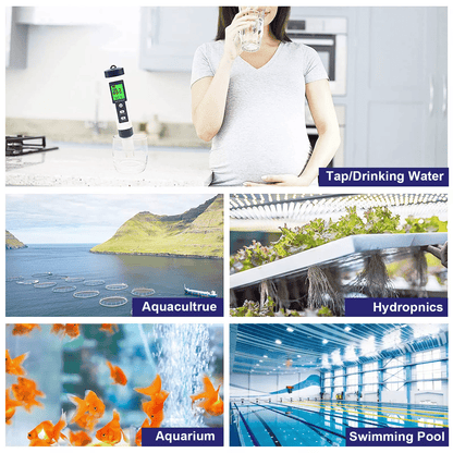 🔥5-in-1 Digital Pool Salt & pH Tester