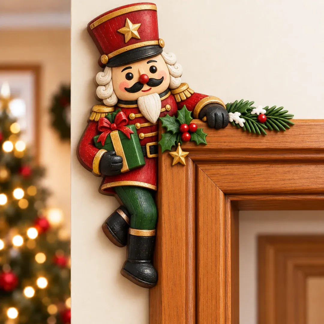 ⏳ Last Day 49% OFF – 🎄Christmas Peekaboo Door Frame Corner Decor | 8 Festive Character Designs with Left & Right Options for Doorways, Entryways & Holiday Corners ✨
