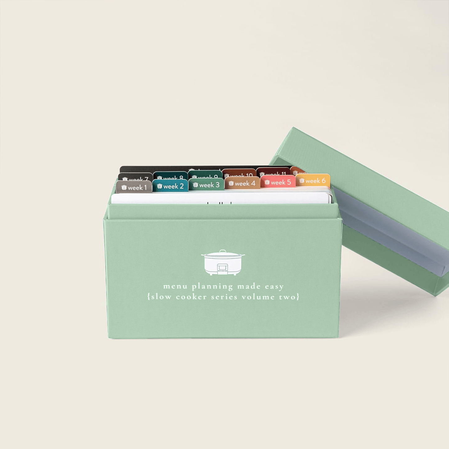 🍽️ Meal Planning Kit with 105 Photo Recipe Cards