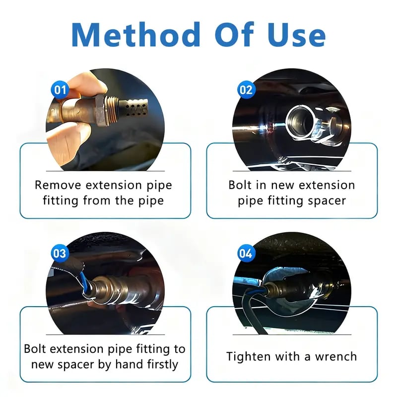 M18*1.5 58 MM  O2 Oxygen Sensor Filter Adapter