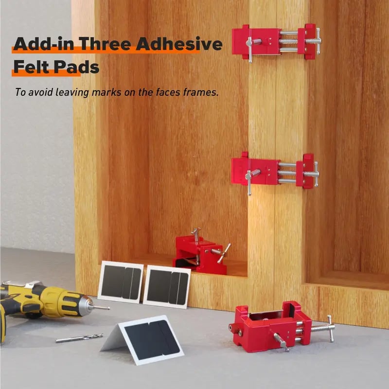 Cabinet Clamps with Drill Guide