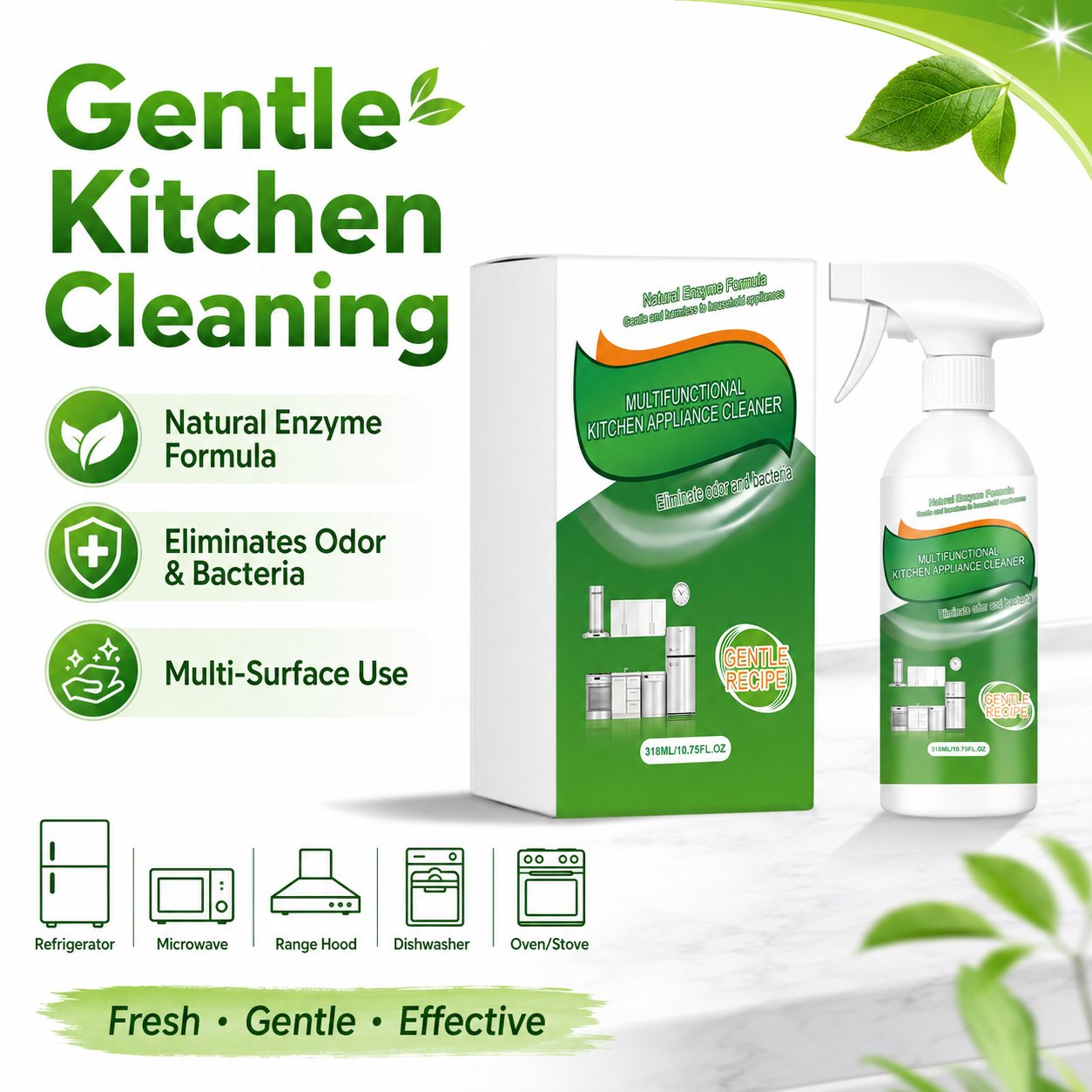 Multifunctional Kitchen Appliance Cleaner