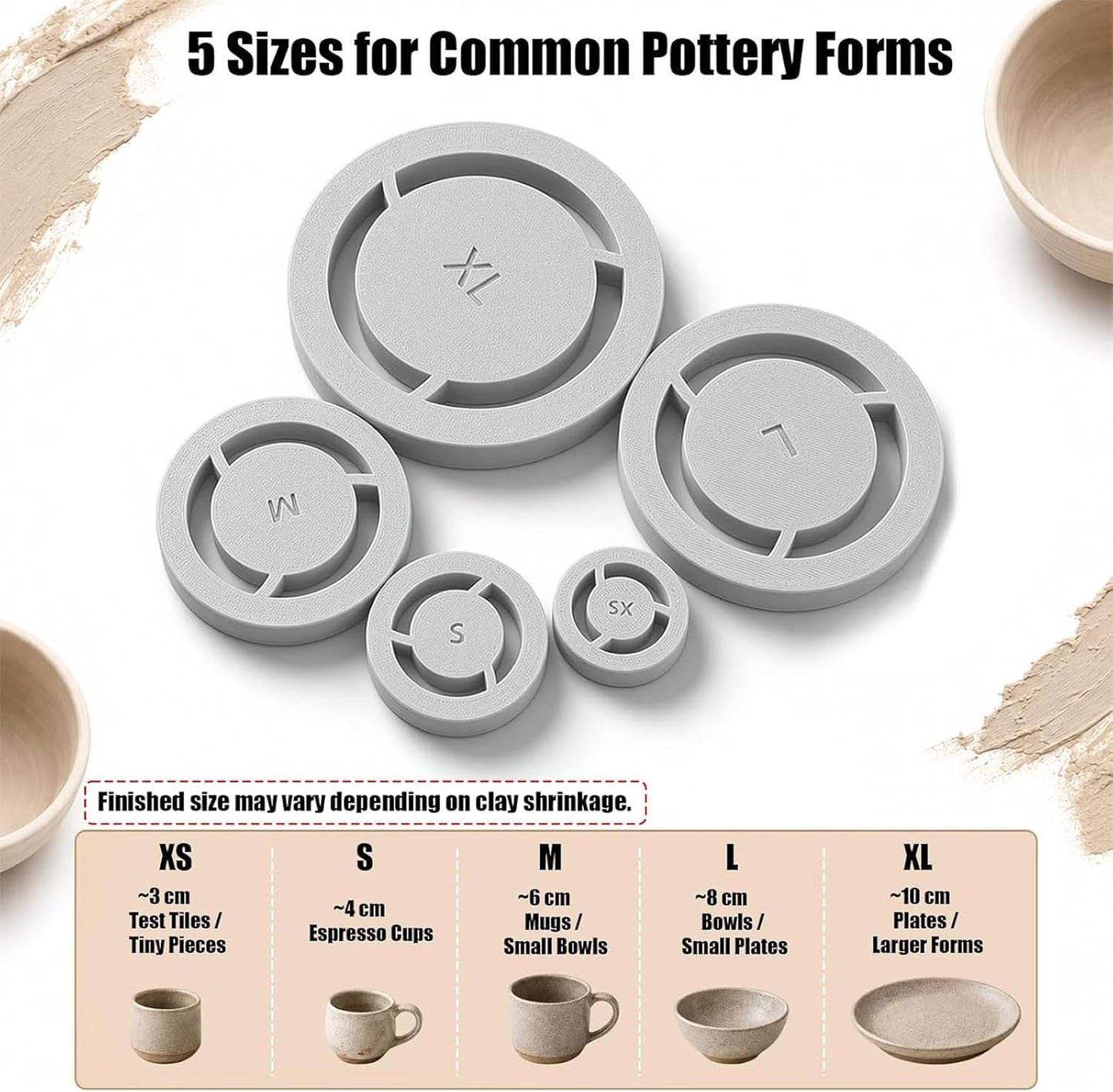 🔥Last Day 48% OFF - Pottery Foot Ring Tool