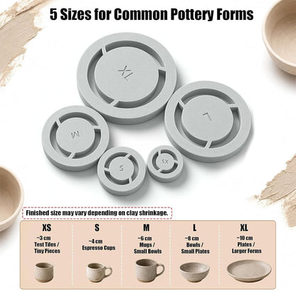 🔥Last Day 48% OFF - Pottery Foot Ring Tool
