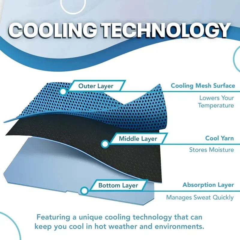 🔥LAST DAY 49% OFF - ❄️Cold Sweat Towel You Can Use Anywhere, Anytime! Reusable Soft Absorbent Cooling Portable