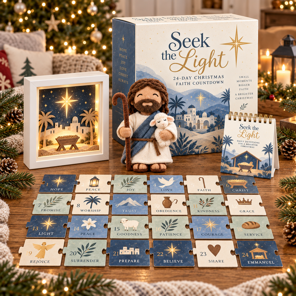 ✨ A Light Through Advent — 24-Day Christmas Faith Countdown