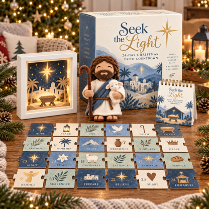 ✨ A Light Through Advent — 24-Day Christmas Faith Countdown