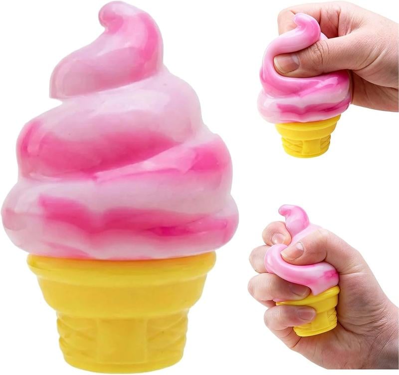 🍦 Cute Ice Cream Squishy | Stress Relief Fidget Toy ✨