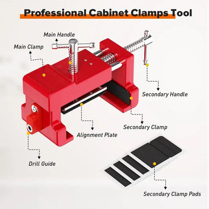 Cabinet Clamps with Drill Guide