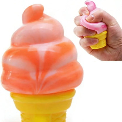 🍦 Cute Ice Cream Squishy | Stress Relief Fidget Toy ✨