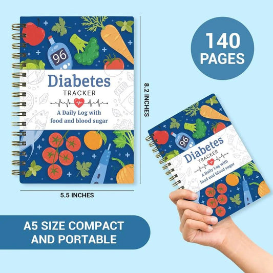 📘✨Special for Diabetes🔥Diabetes Tracker Book with Food List