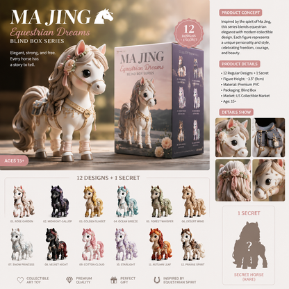 🐴 MA JING: Equestrian Dreams Blind Box Series
