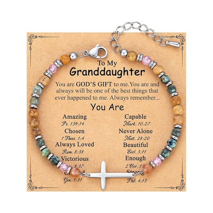 Dainty Gemstone Wave Bracelet