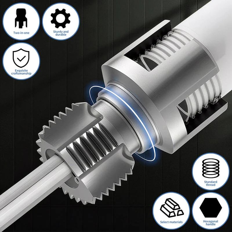 49% OFF 🔥Pipe Tapping and Threading Tool | Dual-Specification Compatible
