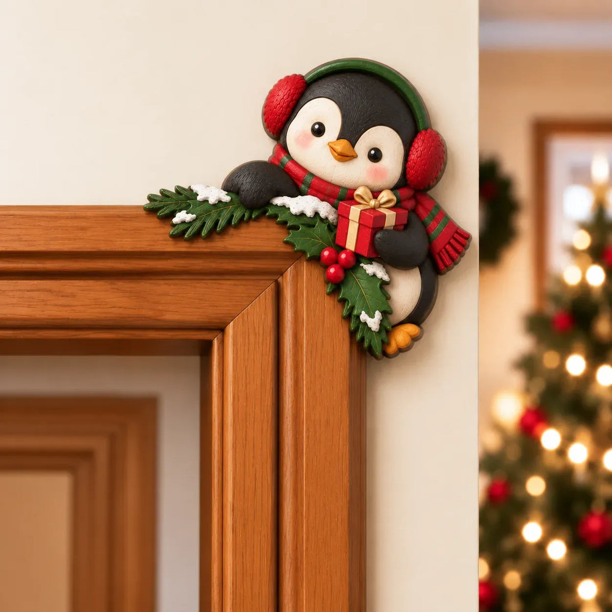 ⏳ Last Day 49% OFF – 🎄Christmas Peekaboo Door Frame Corner Decor | 8 Festive Character Designs with Left & Right Options for Doorways, Entryways & Holiday Corners ✨