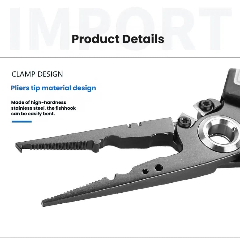 🔥Last Day 49% OFF - Luya pliers stainless steel multifunctional fishing pliers