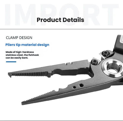 🔥Last Day 49% OFF - Luya pliers stainless steel multifunctional fishing pliers