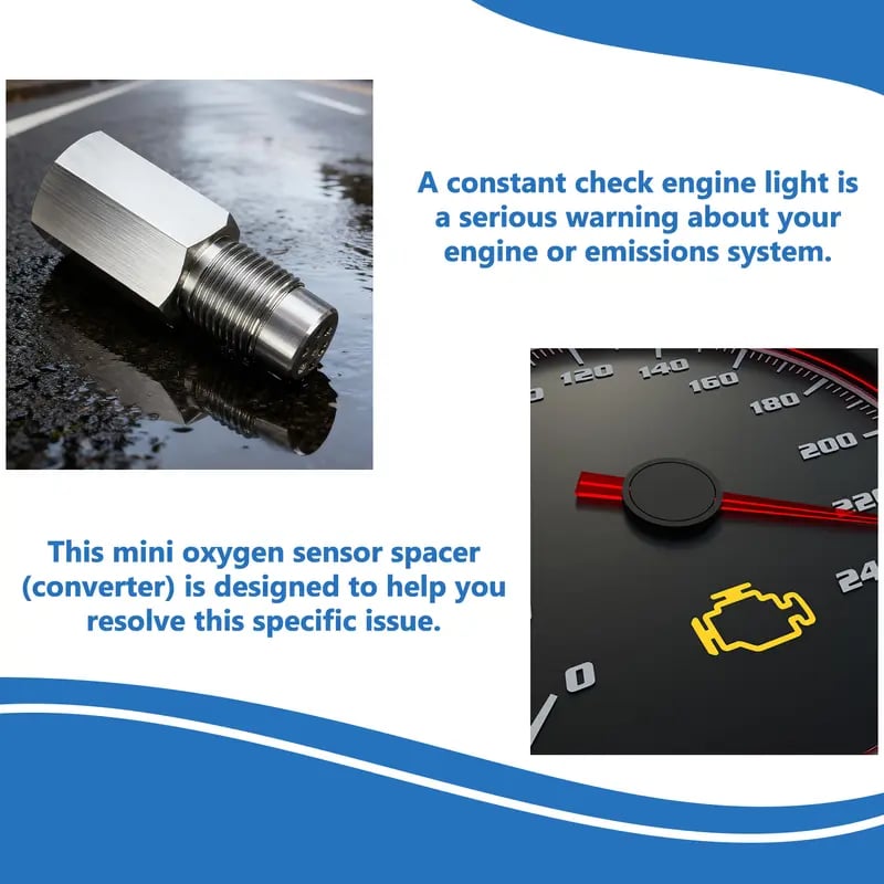 M18*1.5 58 MM  O2 Oxygen Sensor Filter Adapter
