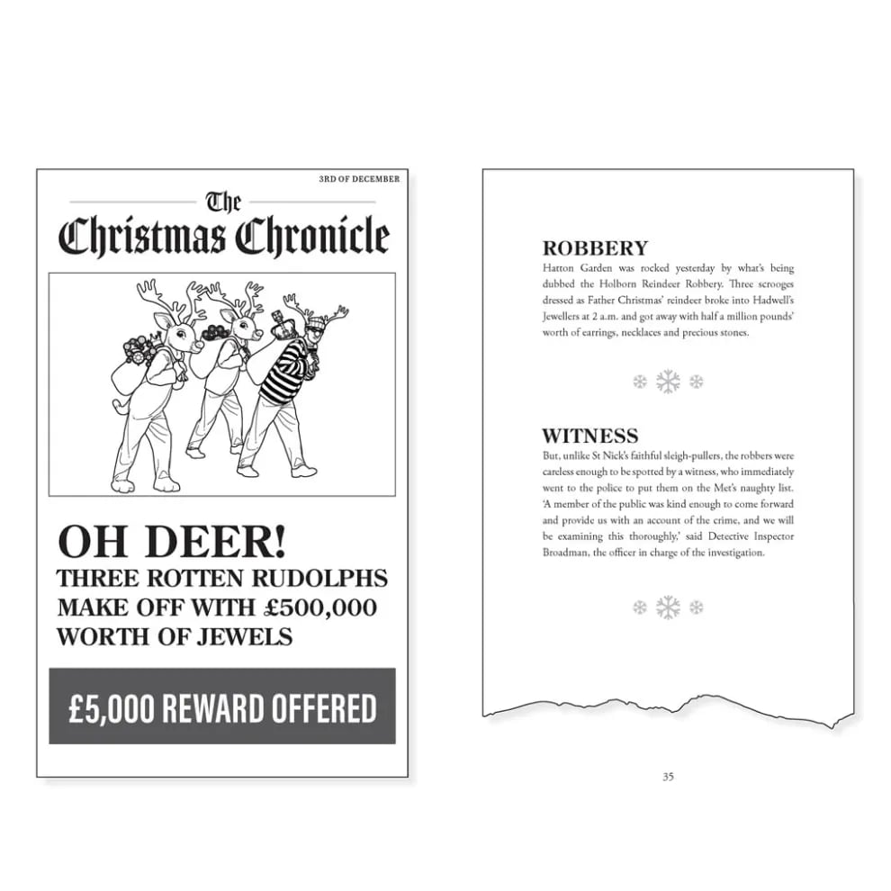 Murder by Christmas: 25 Puzzles to Solve the Crime