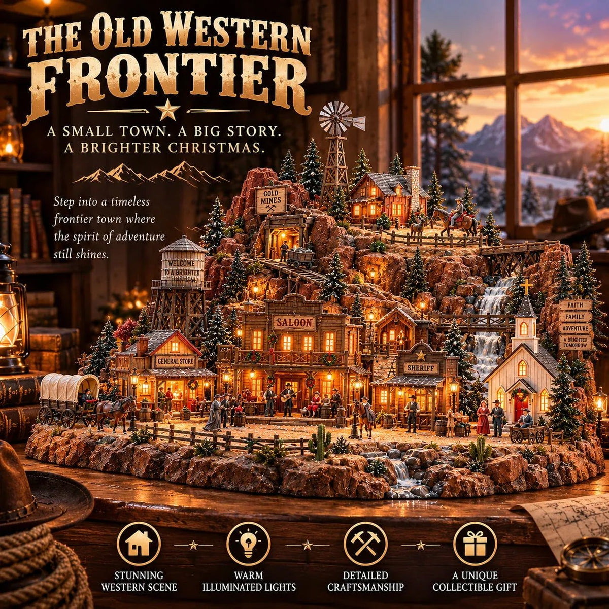 🤠 Klaar om het Wilde Westen naar huis te halen?! ⭐ De Oude Westelijke Grensstreek – Een gloeiende stad vol legendarische verhalen!