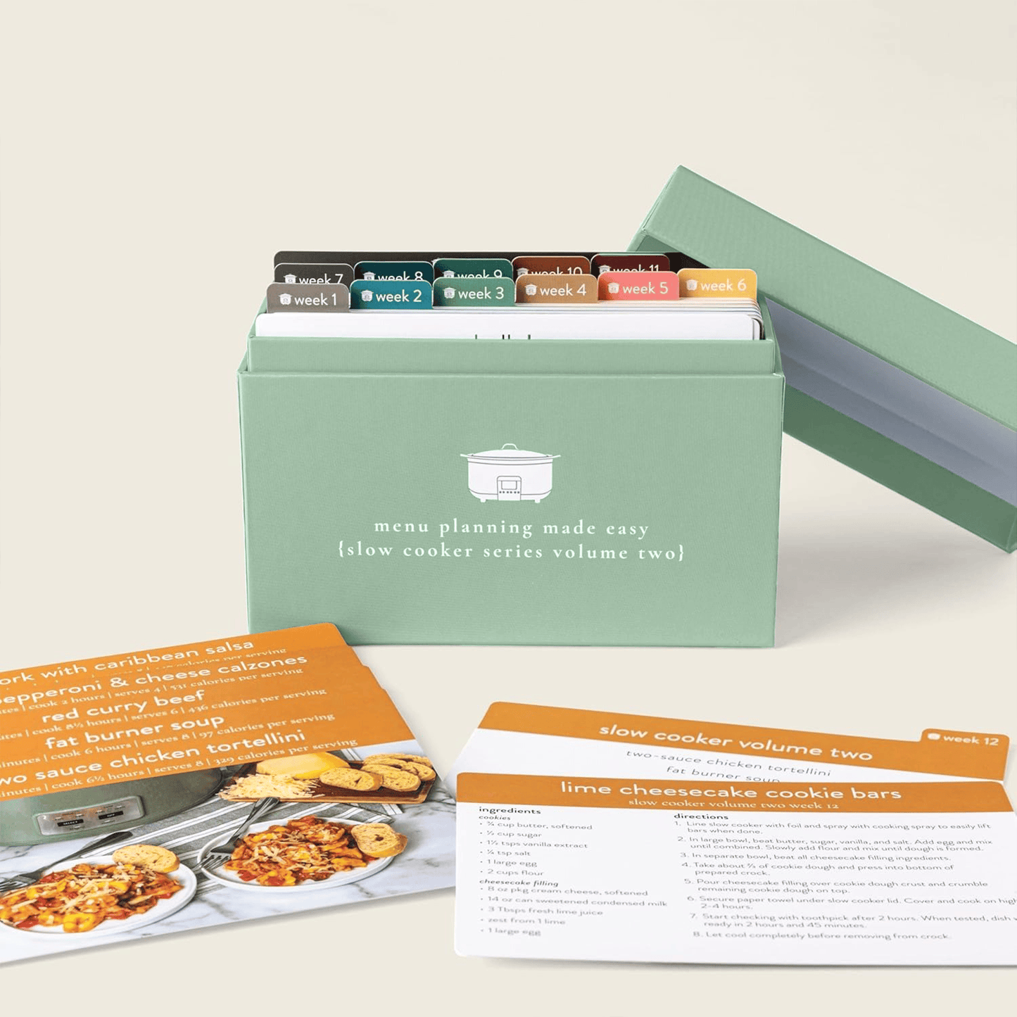 🍽️ Meal Planning Kit with 105 Photo Recipe Cards