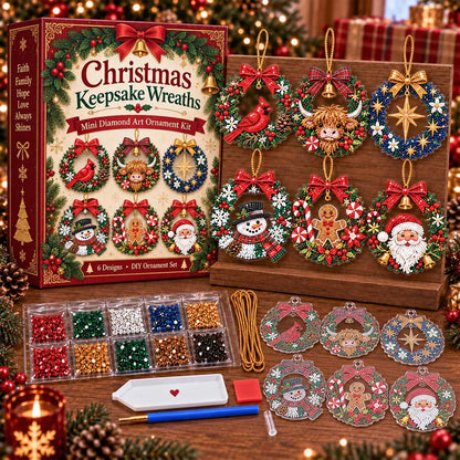 🔥LAST DAY 50% OFF - 🌲Christmas Keepsake Diamond Art Ornament Kit💎