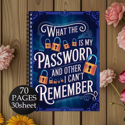 🔥Last Day 49% OFF - 📅 Funny Password Notebook- Spiral Bound