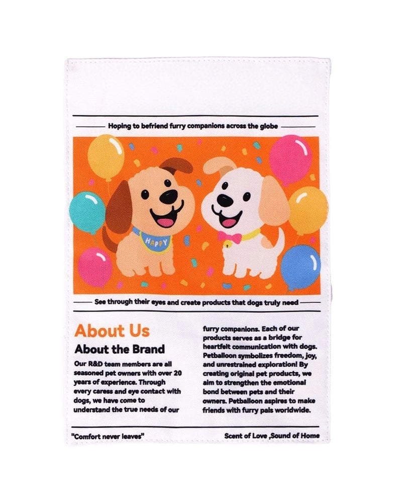 🔥Crinkle Newspaper Dog Toy for Boredom Relief, Interactive Chew Toy for Dogs