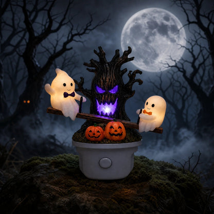 🎃👻Animated Seesaw Ghost Plug In LED Night Light