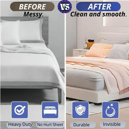 4pc Bed Sheet Holder Strips for Mattress - Secure Fit & No Slipping