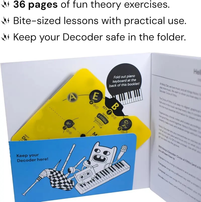 Circle of Fifths Music Theory Decoder Set 🎵