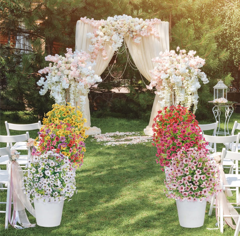 🔥Outdoor/Indoor UV Resistant & Waterproof Artificial Flower Decor ✅