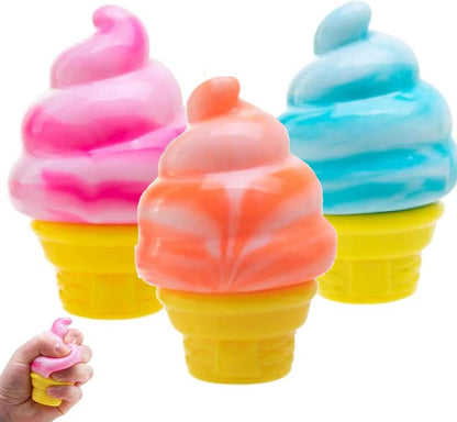 🍦 Cute Ice Cream Squishy | Stress Relief Fidget Toy ✨
