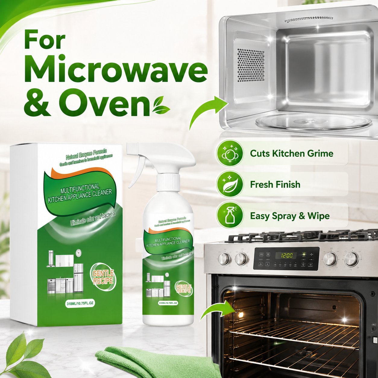 Multifunctional Kitchen Appliance Cleaner