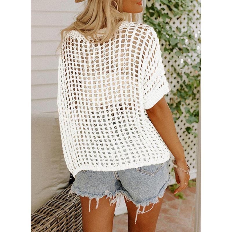 🎁2026 New Hot Sale- Womens Summer Pullover Shirts Beach Coverup