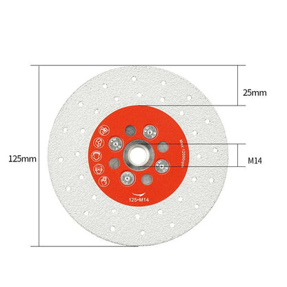 Diamond Brazed Grinding and Cutting Disc for Marble, Tile, and Stone