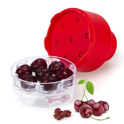 🍒Cherry Pitter Tool: Multi-functional 7-Hole Core Remover for Jam Making🍯