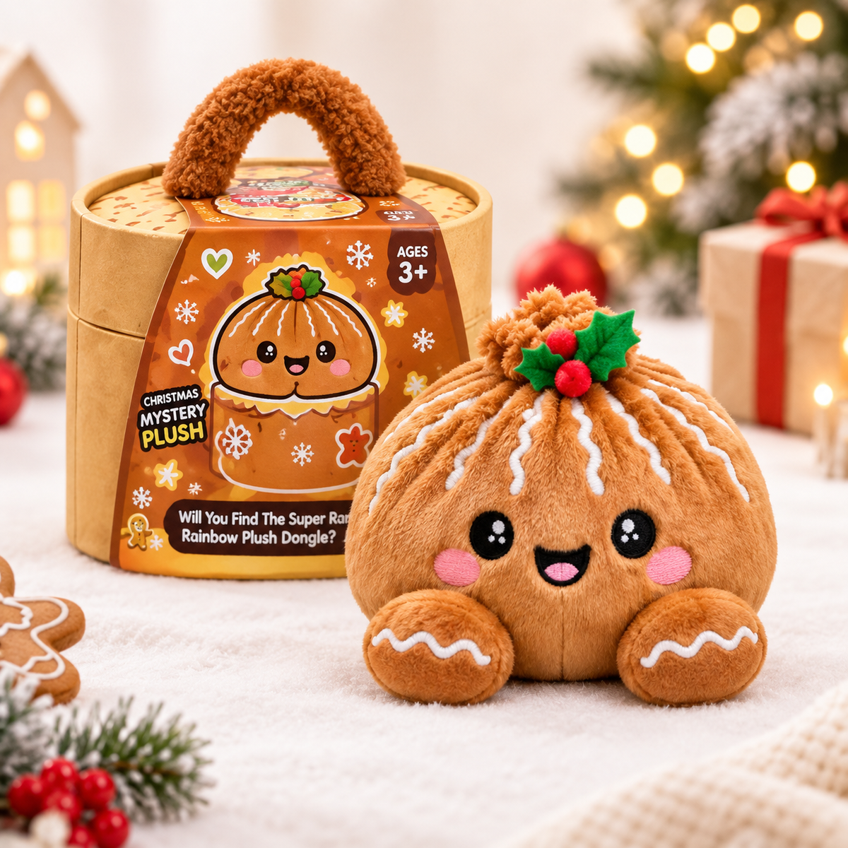 🎄 Christmas Bao Plush Collection – 10 Festive Characters | Choose Your Favorite