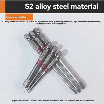 🔧 All-in-One Pagoda Hex Screwdriver Bit Set (6PCS)