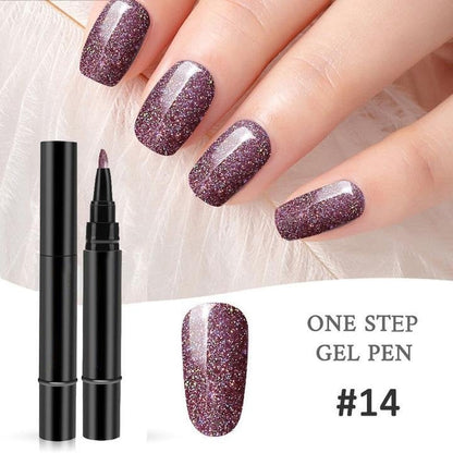 💅 Limited Time Buy 1 Get 1 Free - £12.99! ✨One Step Nail Gel Pen🎨