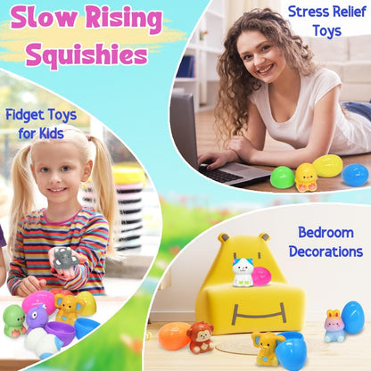 Easter Eggs Prefilled Slow Rising Squishy Toys
